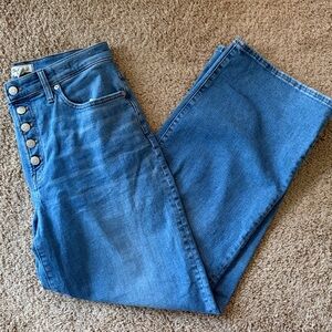 Madewell The Perfect Vintage Wide-Leg Jean, size 29